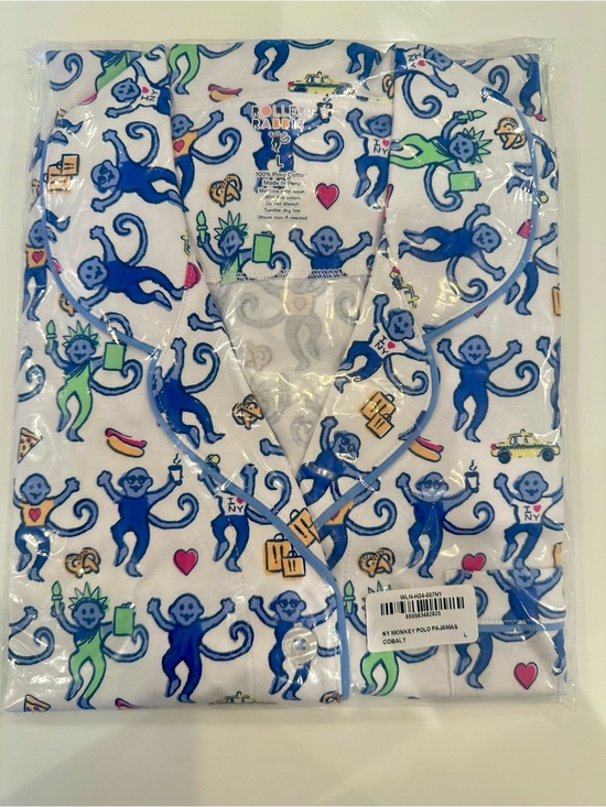 Roller Rabbit Other - Roller Rabbit NY Monkey Polo Pajama Set